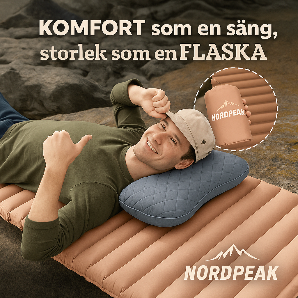 Ultralätt och kompakt luftmadrass